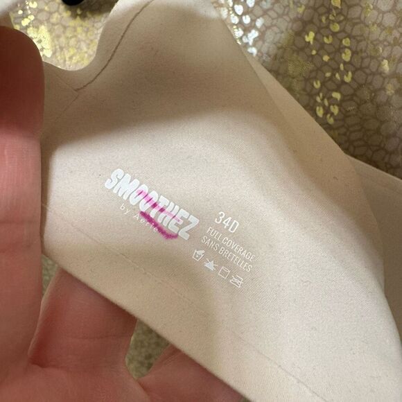 Aerie Smoothez Ivory Full Coverage Lightly Lined Bra 34D NWOT - Picture 7 of 7